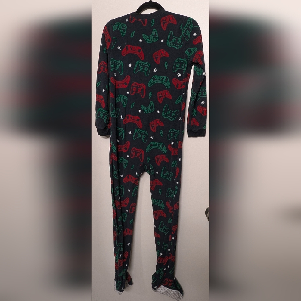 Carter's Red and Green Gaming Footie Pajama